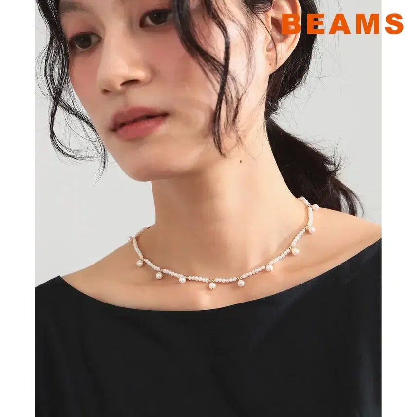 [BUNJANG] BEAMS Demi-Luxe K14 Gold Fountain Pendant Necklace / 빔즈 데미룩스 jour couture 분수 목걸이