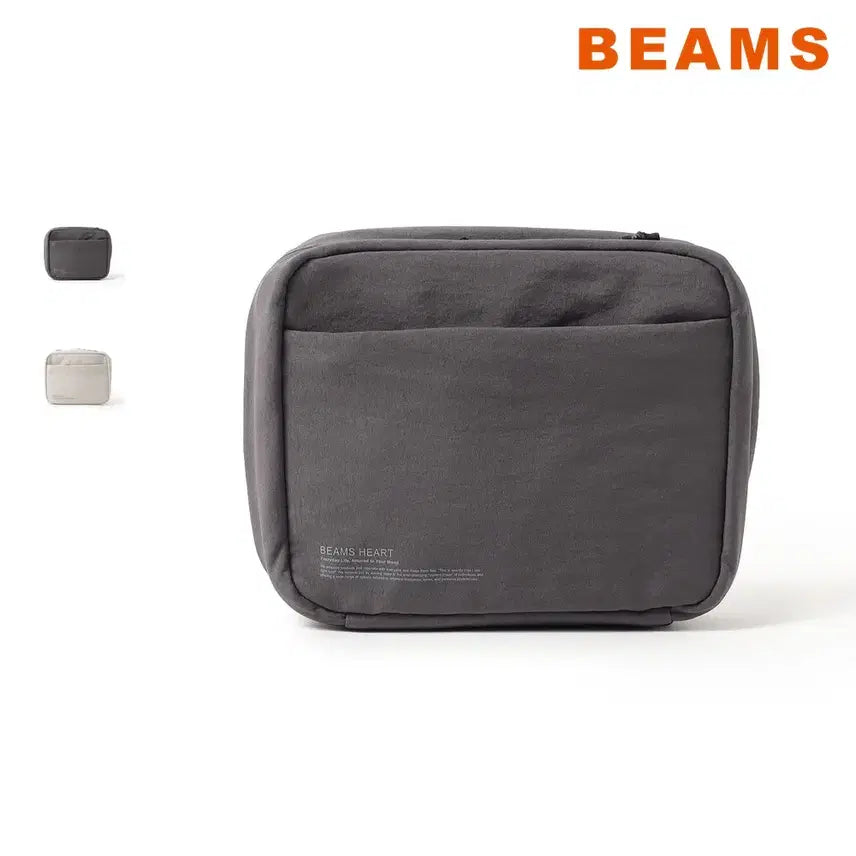 [BUNJANG] BEAMS Heart Multi Square Pouch / 빔즈 하트 멀티 스퀘어 파우치