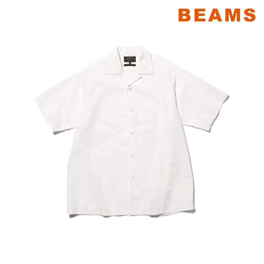 [BUNJANG] Beams Plus Peruvian Pima Cotton Open Collar Shirt / 빔즈 플러스 오픈칼라 페루비안 피마 셔츠