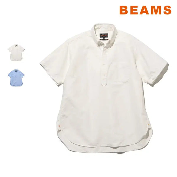 [BUNJANG] BEAMS PLUS Button-Down Pullover Classic Fit Oxford Shirt / 빔즈 플러스 버튼다운 풀오버 클래식핏 옥스포드 셔츠