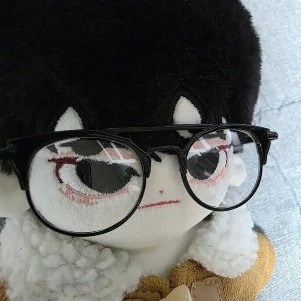 [BUNJANG] 20cm Unbranded Plush Doll Set 'Omyo' with Glasses and Outfit / 무속성 솜깅 20cm 오묘+안경+옷