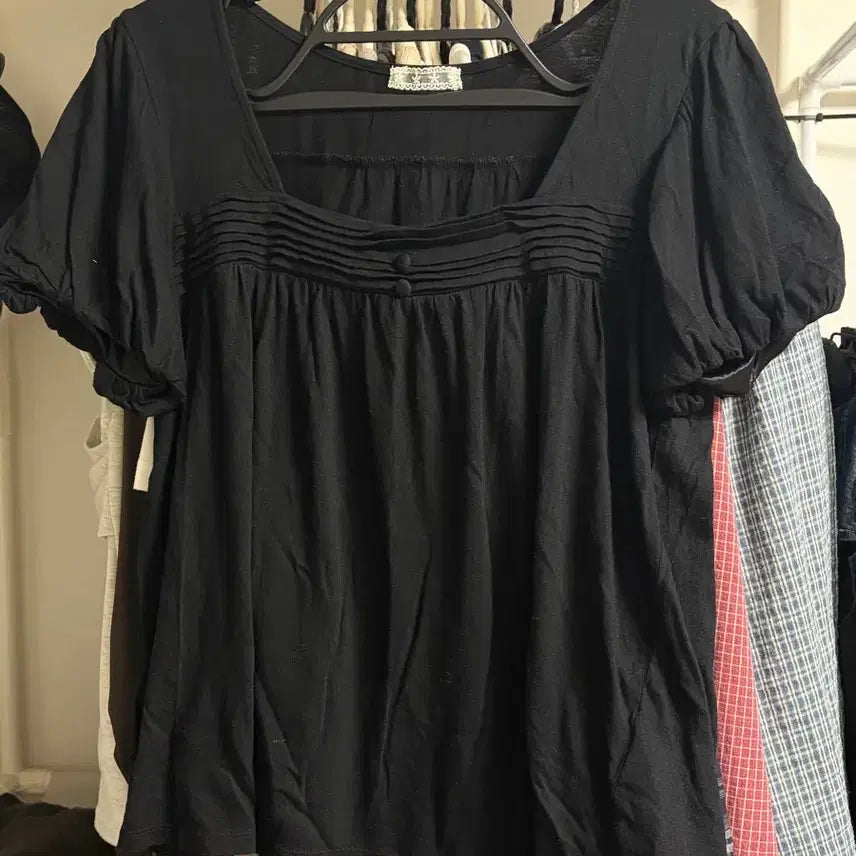 [BUNJANG] Nissy Vintage Short Sleeve Mori Girl Blouse / 닛시빈티지 반팔 모리걸 블라우스 카모메산장코코모리카메빈티지마루빈티지