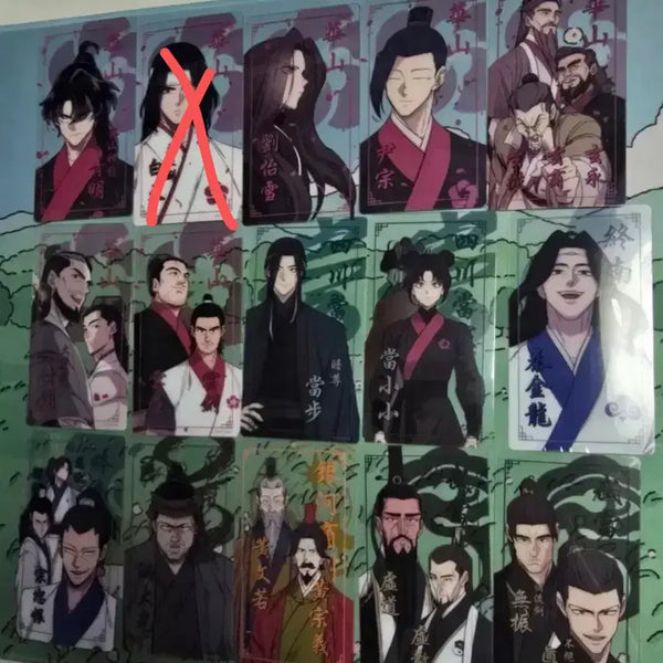 [BUNJANG] Hwajeon Gwihwan Official Photocard Bundle Set (Daejang, Cheongmyeong, Baekcheon, Iseol, Soso, Yunzong, Jogyeol) / 화산귀환 공식 포카 양도 일괄 당보 청명 백천 이설 소소 윤종 조걸