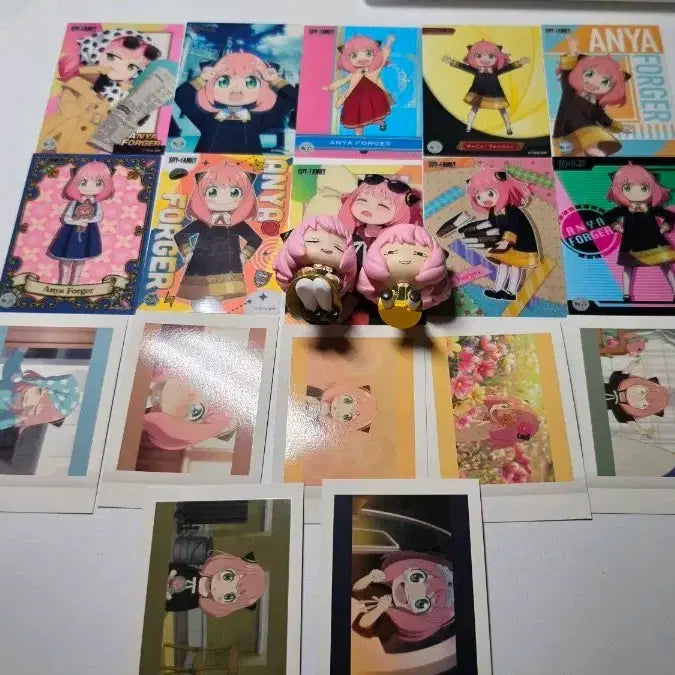 [BUNJANG] Spy x Family Anya Shoulder Mount Clear Card Pascha Set / 스파이패밀리 아냐 가챠 어깨쿵 클리어카드 파샤