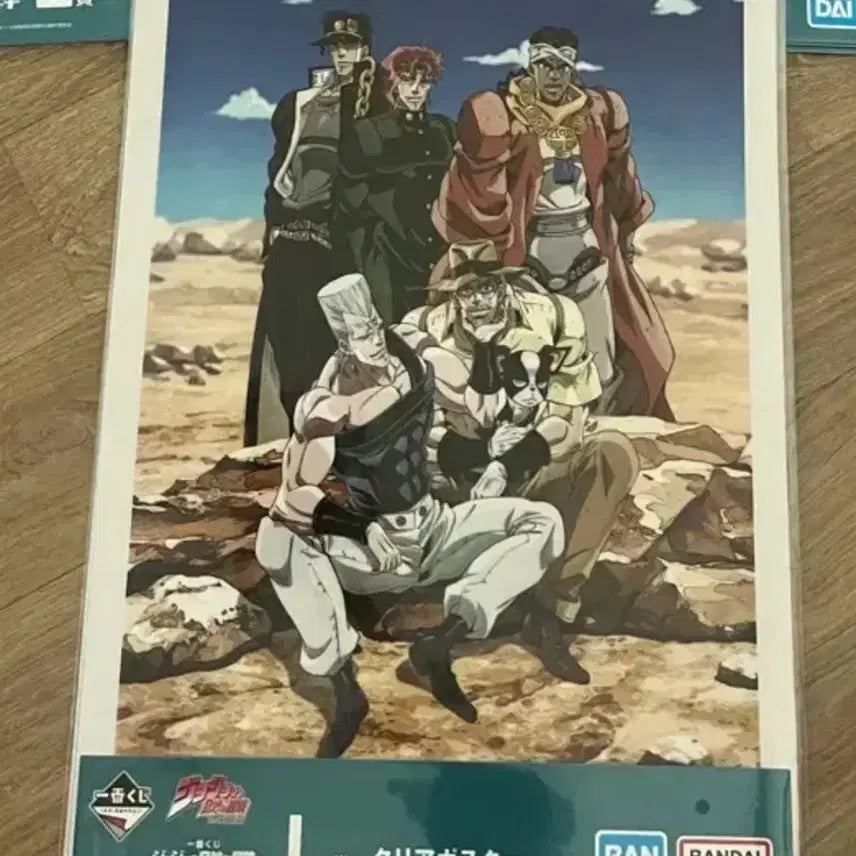 [BUNJANG] JoJo's Bizarre Adventure Part 3 Ichiban Kuji Clear Poster JoJo Family Photo / 죠죠의 기묘한 모험 3부 제일복권 L상 클리어 포스터 죠죠 가족사진