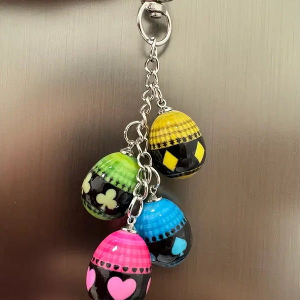 [BUNJANG] Shugo Charajin Ami's Guardian Egg Charm Phone Strap / 아무의 수호알 키링 폰스트랩 하트스페이드클로버다이아 캐릭캐릭체인지 캐캐체