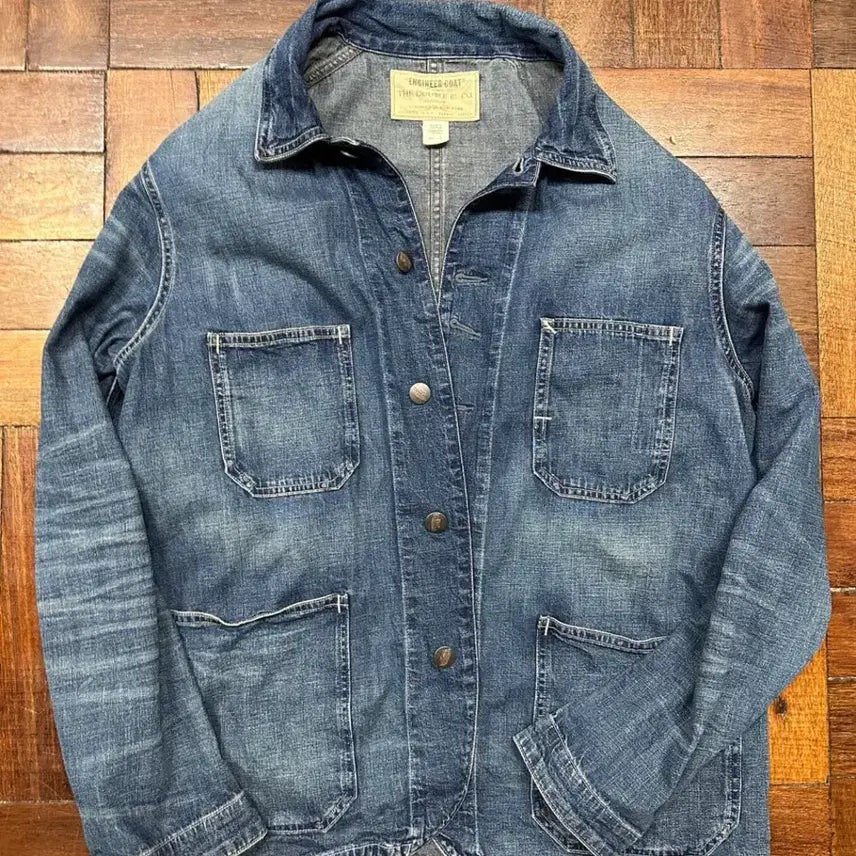 [BUNJANG] RRL Denim Engineer Jacket L / rrl 데님 엔지니어 자켓 L