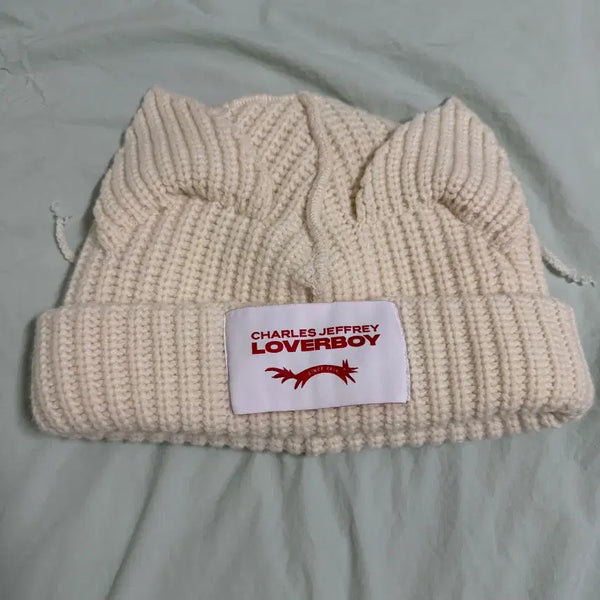 [BUNJANG] Charles Jeffrey Loverboy Beanie Ivory / 찰스 제프리 러버보이 비니 아이보리