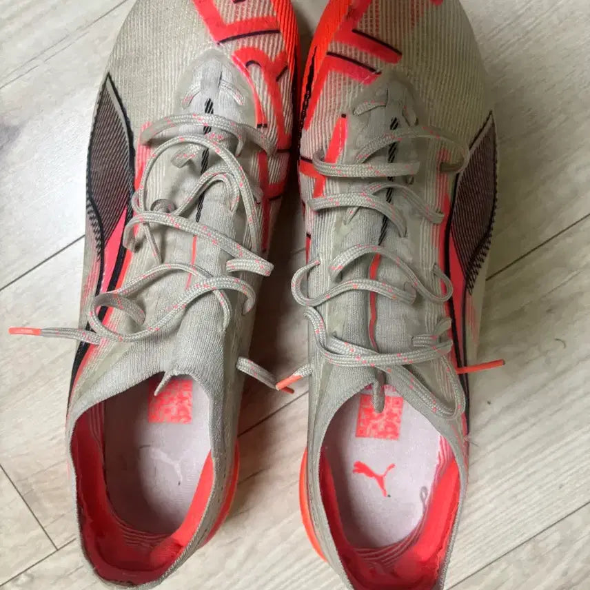 [BUNJANG] Puma Ultra Soccer Cleats (Beige/Orange, Size 280) / 푸마 울트라