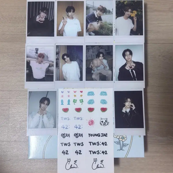 [BUNJANG] TWS Youngjae Selection Pack Set Polaroid Photocard Set + Handwritten Sticker / 투어스 영재 셀렉션팩 세트 폴라포카 10장+손글씨 스티커