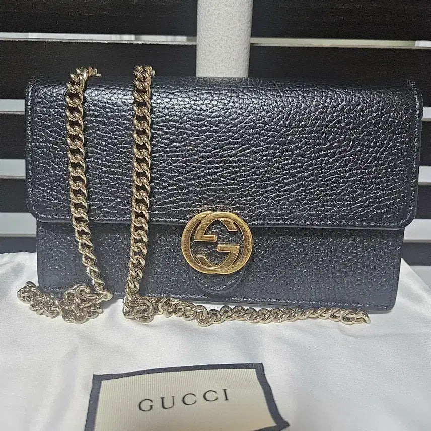 [BUNJANG] Gucci Authentic Mini Wallet Chain Crossbody Bag / 구찌 정품  미니 월렛 백