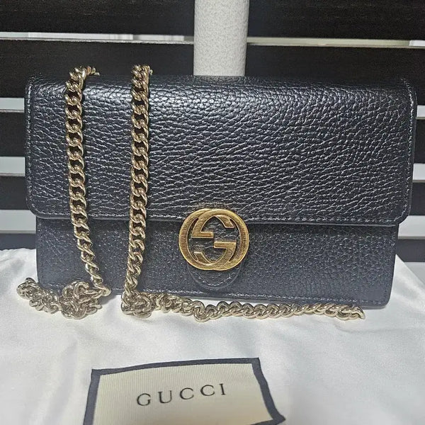 [BUNJANG] Gucci Authentic Mini Wallet Chain Crossbody Bag / 구찌 정품  미니 월렛 백
