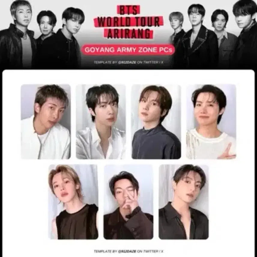 [BUNJANG] BTS ARMY ZONE Photocard Set / BTS 방탄소년단 아미존 포카