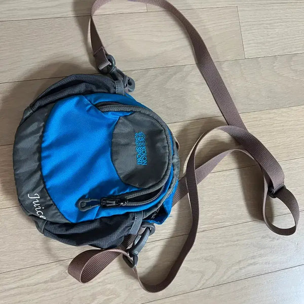 [BUNJANG] KOLON SPORT Mini Crossbody Bag Blue/Gray / 코오롱스포츠  미니 크로스백  블루/그레이