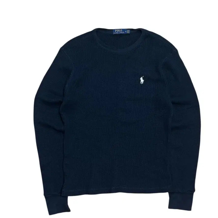 [BUNJANG] Polo Ralph Lauren Navy Waffle Long Sleeve / 폴로 랄프로렌 네이비 와플 롱슬리브