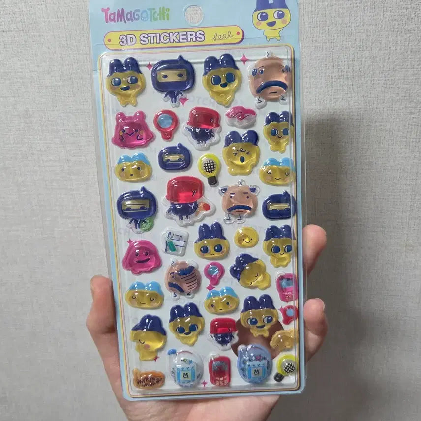 [BUNJANG] Tamagotchi Bon Bon Drop 3D Sticker / 다마고치 3D 봉봉 드롭 입체 스티커 1종 다마고치