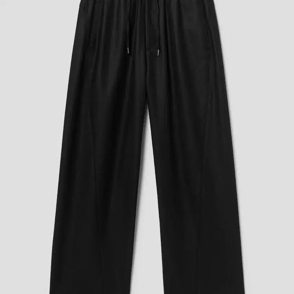 [BUNJANG] Juun.J Flannel Oblique Pants Black Size 46 / 준지 플란넬 오블리크 팬츠(46사이즈)