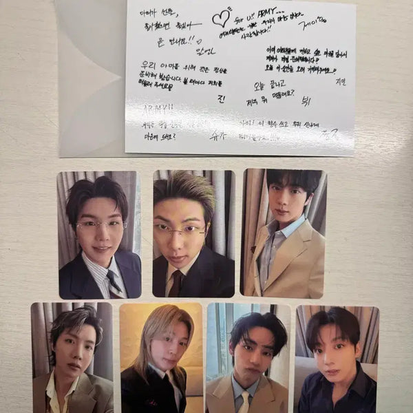 [BUNJANG] BTS Busan Concert Photocard & Handwritten Letter Set / 방탄 부산콘서트 포카