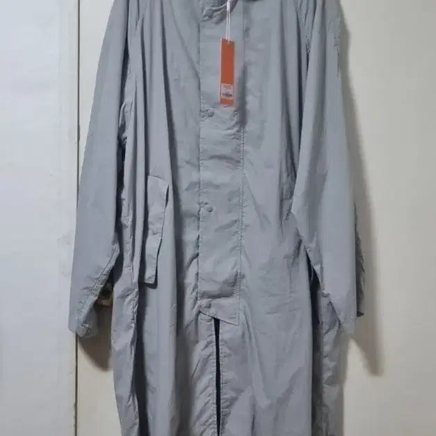 [BUNJANG] Uuup Oversized Rain Coat Gray New / Uuup 유우프 오버사이즈 레인 코트 우비 그레이 새상품