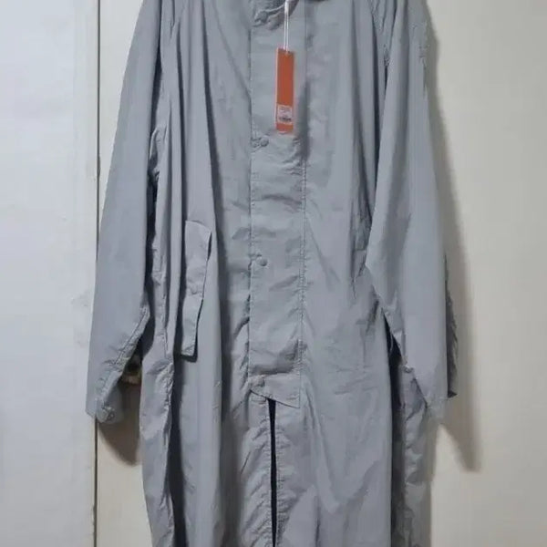 [BUNJANG] Uuup Oversized Rain Coat Gray New / Uuup 유우프 오버사이즈 레인 코트 우비 그레이 새상품