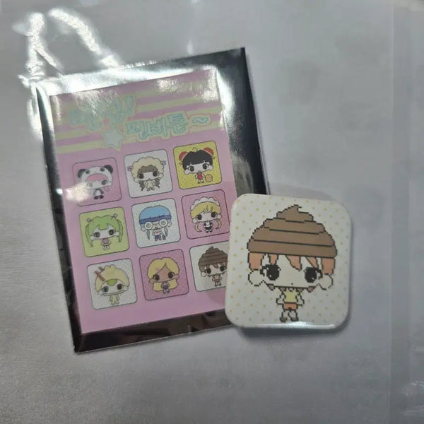 [BUNJANG] Yaongpeace Random Pin Button Badge / 야옹피쓰 랜덤 핀버튼 뱃지 똥