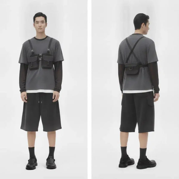 [BUNJANG] Bermuda Hapho Hammer Loop Pants (Black) / 새제품) 버뮤다 합포 헤머루프 팬츠 (블랙)