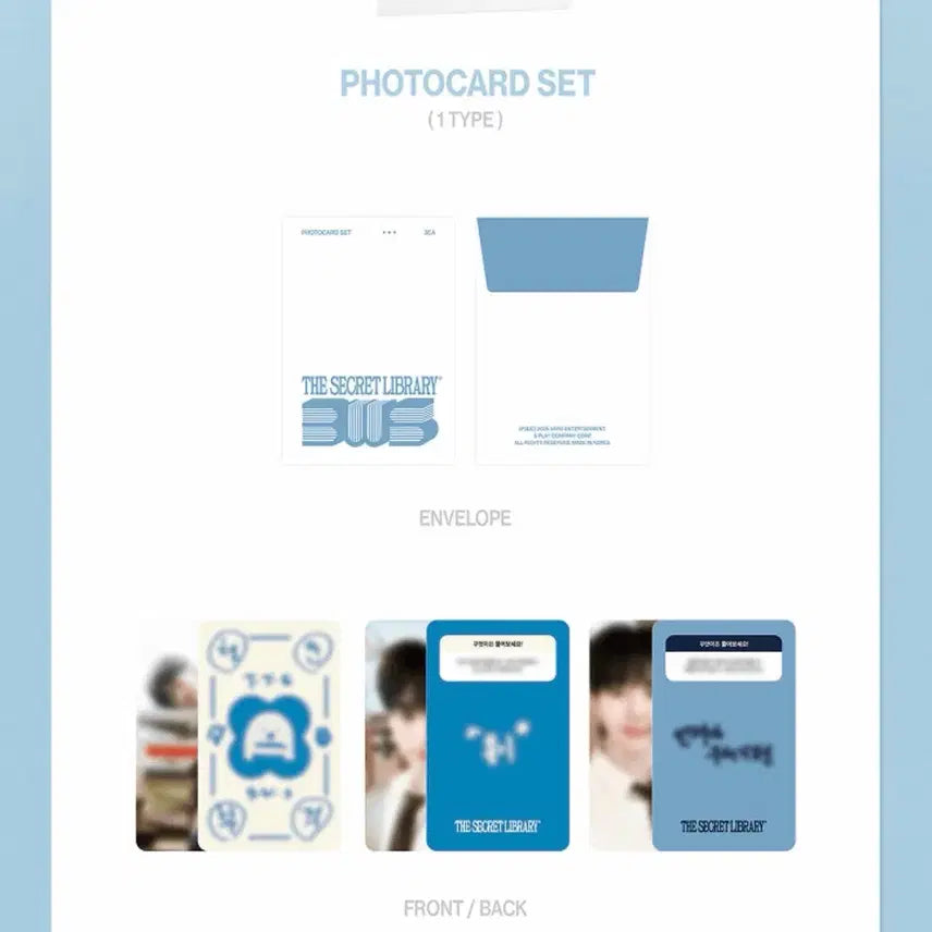 [BUNJANG] Byeon Woo Seok Fan Meeting Photocard Set (Sealed) / 변우석 팬미팅 포토카드 세트 미개봉 새제품