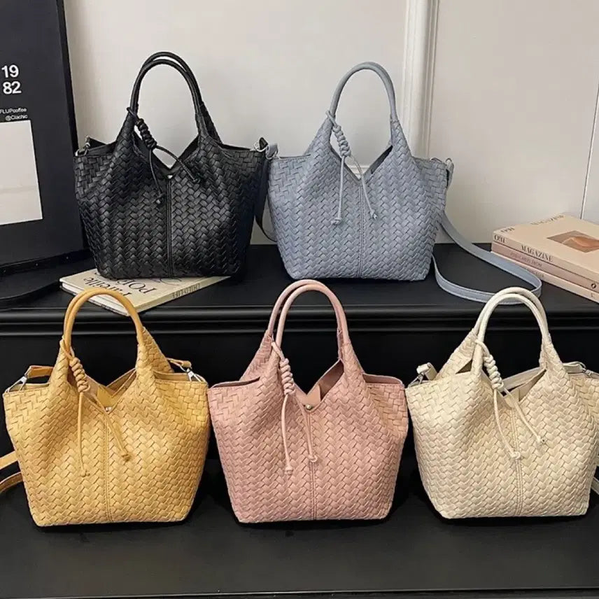 [BUNJANG] Woven Shoulder Bag / 위빙 숄더백