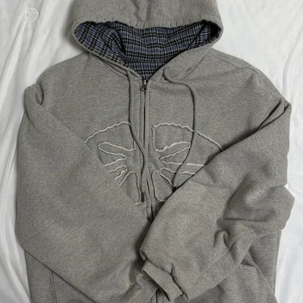 [BUNJANG] Ertal Reversible Hooded Zip-Up M / 이알티알 리버시블 후드집업 M