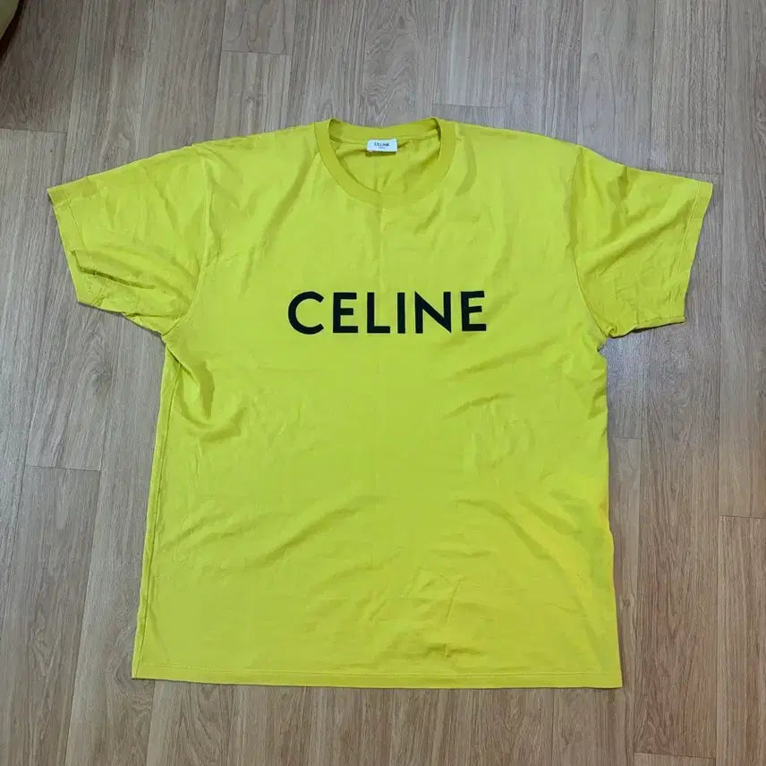 [BUNJANG] Celine Short Sleeve T-Shirt (L) / (L)셀린느 반팔 티셔츠 옐로우