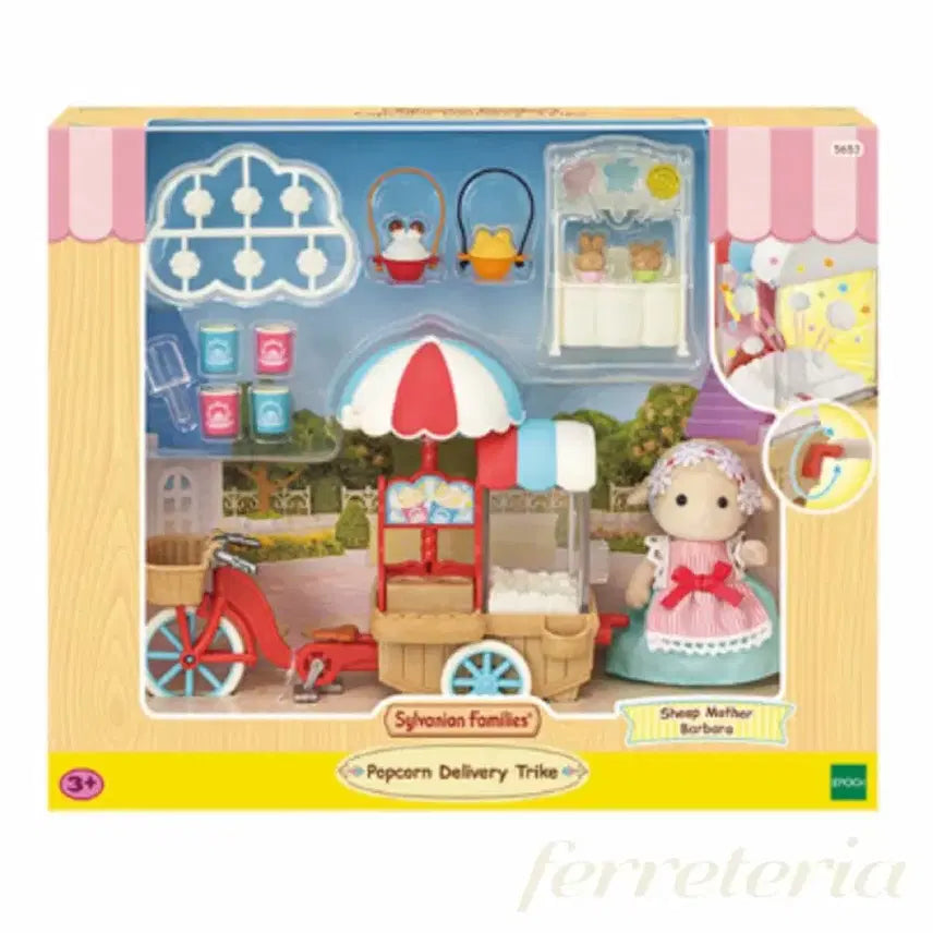 [BUNJANG] Sylvanian Families Popcorn Bike Figure Set / 실바니안 패밀리 팝콘자전거 피규어