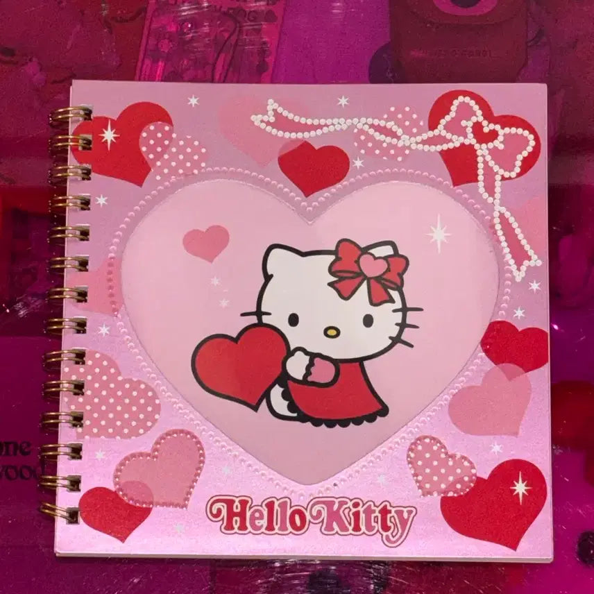 [BUNJANG] Sanrio Hello Kitty Heart Diary Notebook / 고전문구 고전키티 하트 다이어리 노트