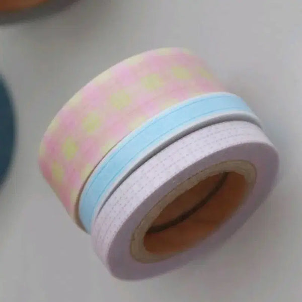[BUNJANG] Magrethera Lemon Sorbet 3-Set Washi Tape / (재고1)마그레세라 lemon sorbet 3종 세트 마테띵