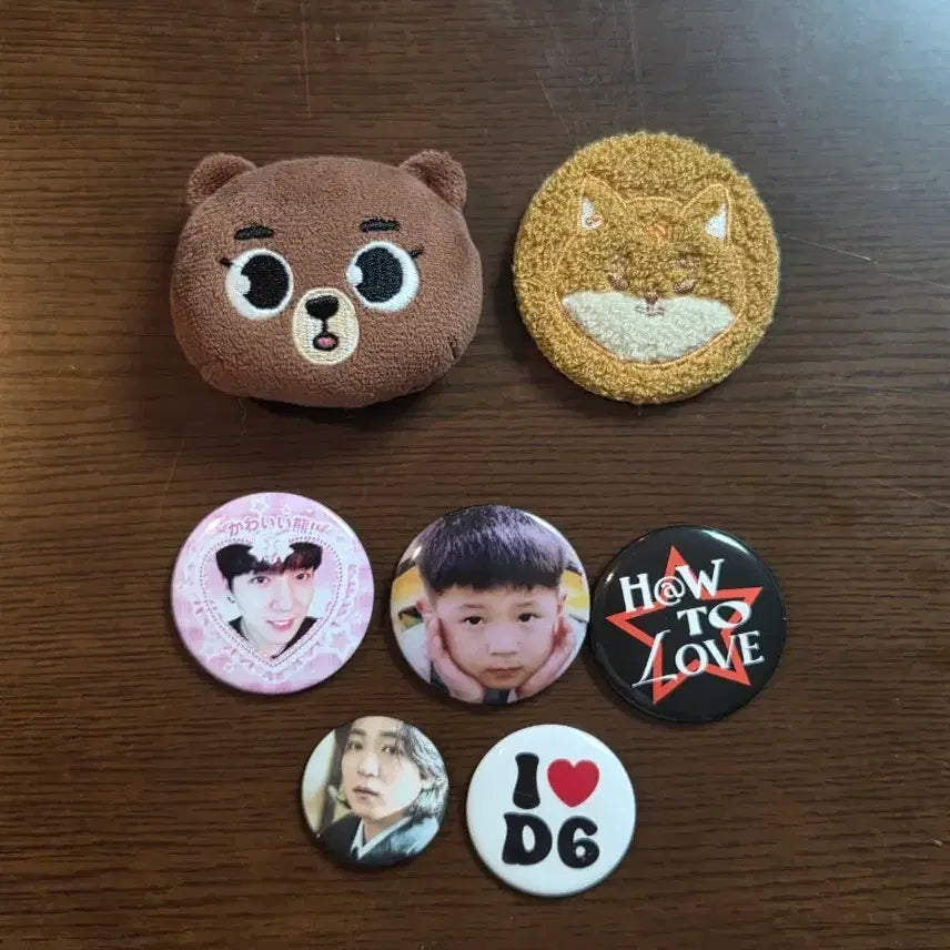 [BUNJANG] Day6 Japan MD Badges Bundle / 데이식스 뱃지 모음, 방이 일본 엠디 뱃지, 25클콘 부클 케