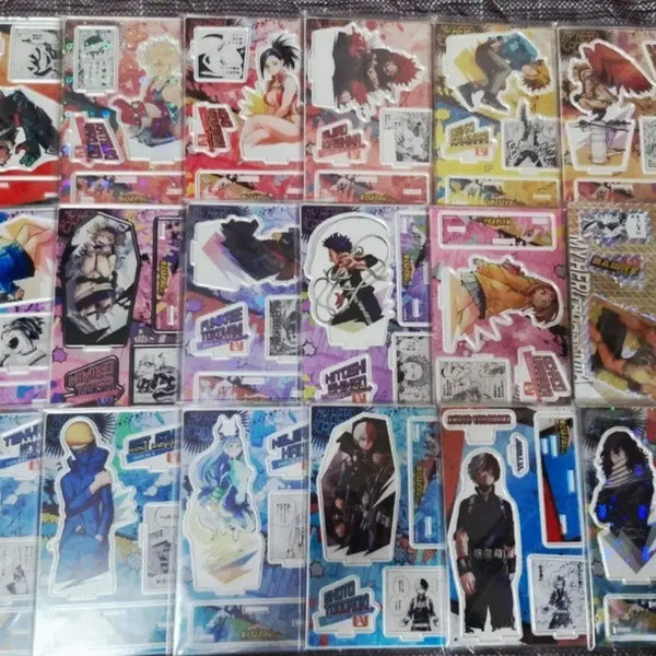 [BUNJANG] My Hero Academia 18-Piece Diorama Acrylic Stand Set (Bakugo, Todoroki, Midoriya, etc.) / 나히아 디오라마 아크릴 18종 일괄 바쿠고 토도로키 미도리야 등