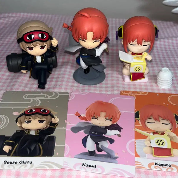 [BUNJANG] Pop Mart Gintama Soyo Kamui Kagura Figure Bundle Set / (급처) 은혼 팝마트 소고 카무이 카구라 피규어 일괄