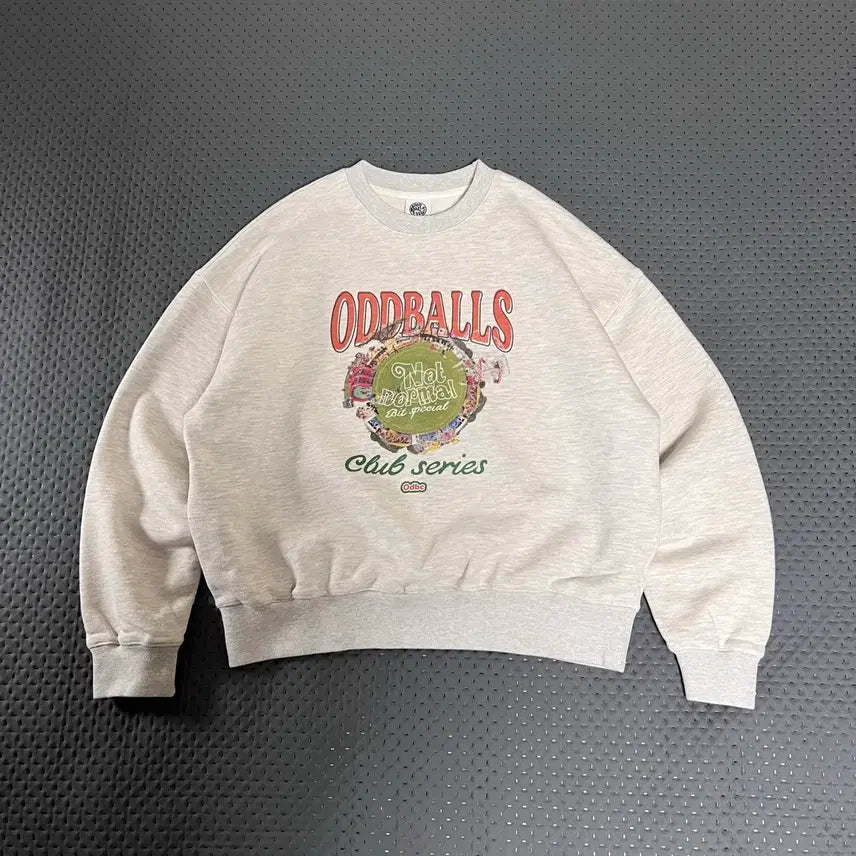 [BUNJANG] ODDBALLS CLUB Park Sweatshirt Oatmeal / 오드볼스클럽 파크 스웻셔츠 오트밀