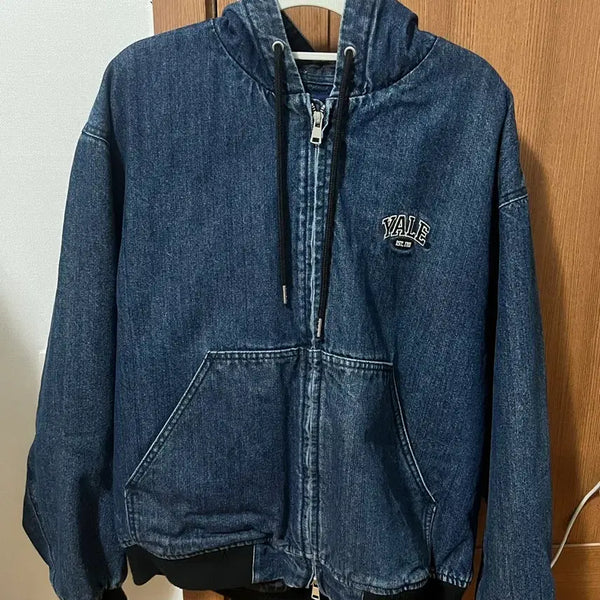 [BUNJANG] YALE Denim Hooded Jacket / YALE 예일 데님 후드 자켓