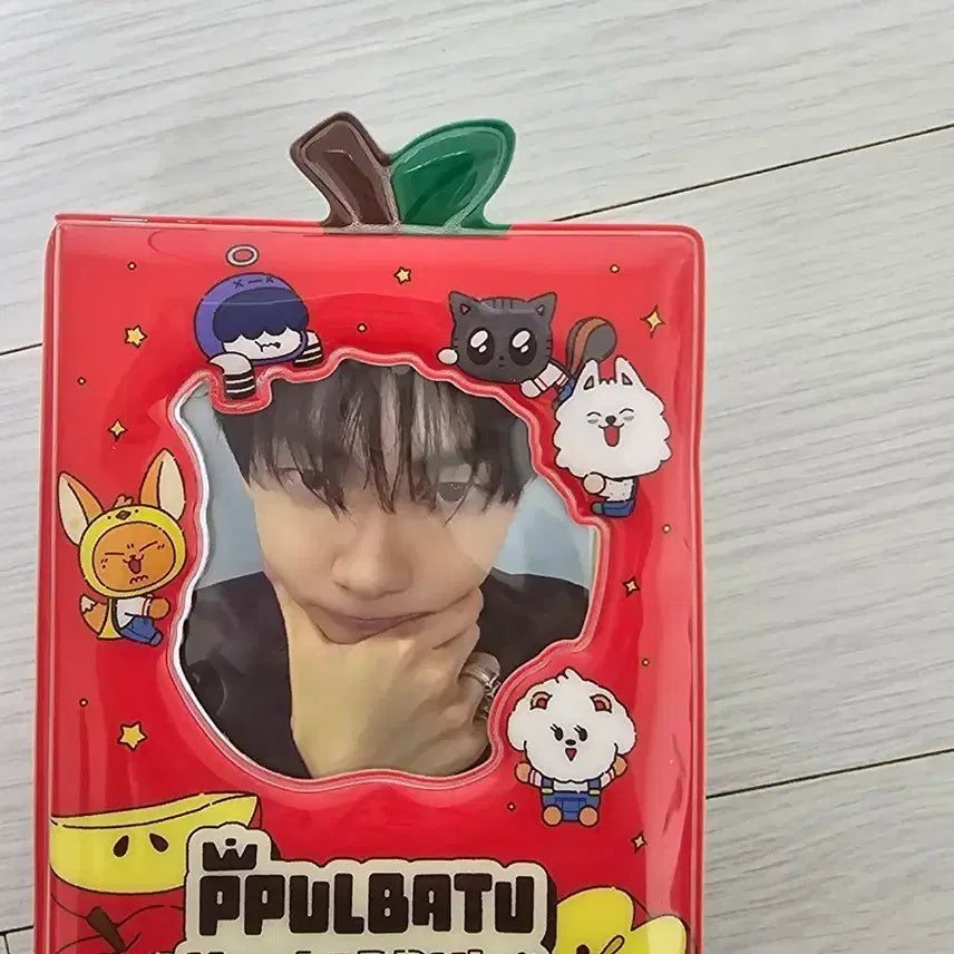 [BUNJANG] Applebat K-Pop Photocard Holder + 5 Photocards / 애뿔바투 포카홀더+오프라인포카5종