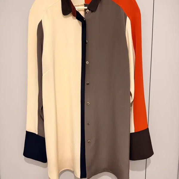 [BUNJANG] Jigsaw 100% Silk Blouse Size 55 / 영국 프리미엄 브랜드 Jigsaw 100% 실크 블라우스 55