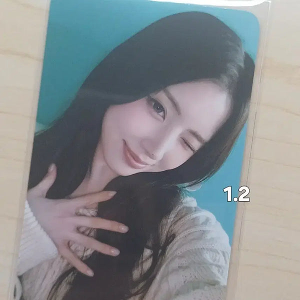 [BUNJANG] NMIXX Jiwoo Blue Valentine Counting Star Photocard / 엔믹스 지우 블루발렌타인 카운팅스타 심쿵 포토카드 포카