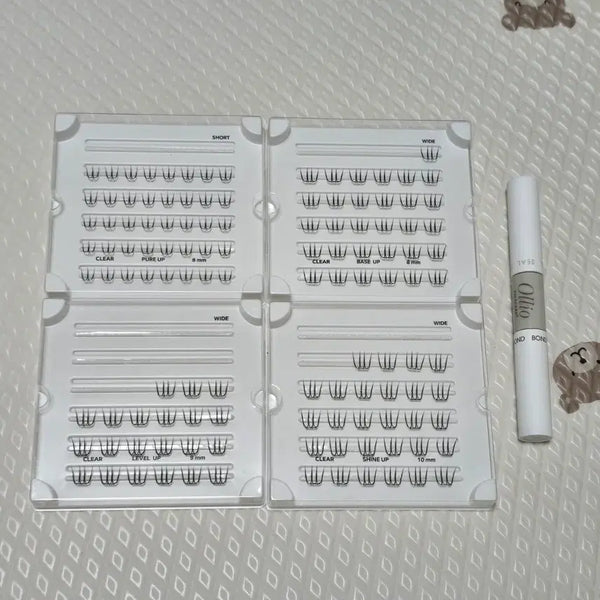 [BUNJANG] Olio No-Glue Eyelashes Bundle Set (8mm, 9mm, 10mm) / 올리오 노글루 속눈썹 일괄 양도 8mm 9mm 10mm