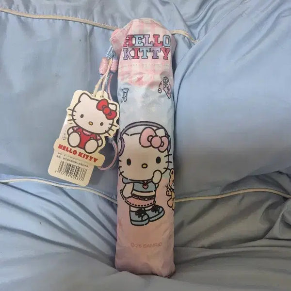 [BUNJANG] Hello Kitty Folding Umbrella / 헬로키티 접이식 양우산 새상품