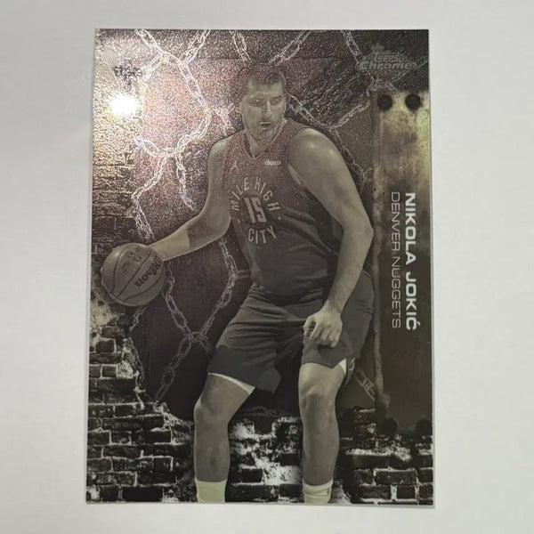 [BUNJANG] Denver Nuggets Nikola Jokic Cactus Jack Topps Chrome NBA Card / 덴버 너기츠 니콜라 요키치 캑터스 잭 탑스크롬 NBA카드