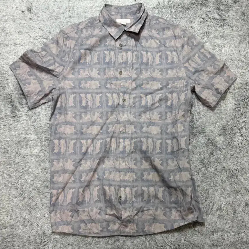 [BUNJANG] COS Pattern Short Sleeve Shirt (EU S) / 코스 패턴 반팔 셔츠(유럽 S)