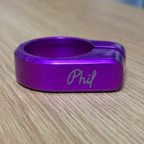 [BUNJANG] Phil Wood Oversized Seat Clamp Purple / 필 우드 오버사이즈 싯클램프(퍼플)