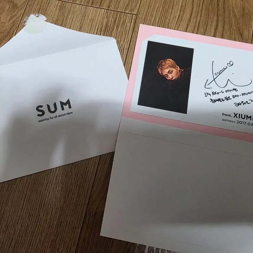 [BUNJANG] EXO Xiumin 2017 Birthday Card / 엑소 시우민 2017생일카드