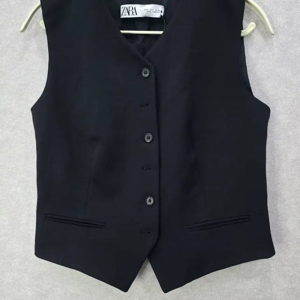 [BUNJANG] ZARA 1997 Archive Collection V-Neck Button Vest / ZARA 1997 컬렉션 베스트