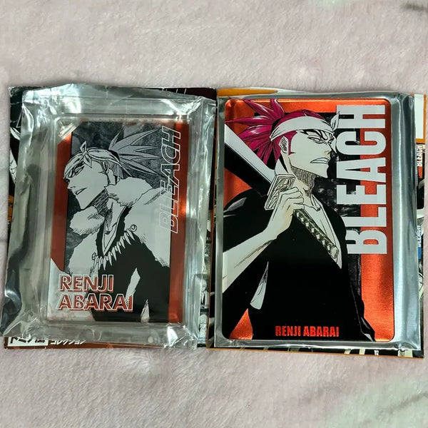 [BUNJANG] Bleach Renji Abarai Jump Shop Original Art Domino-style Acrylic Block Keyring / 블리치 아바라이 렌지 점프샵 원화 도미노풍 아크릴 블럭 키링 스테이터스