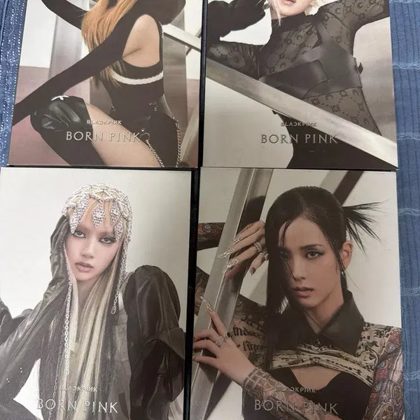 [BUNJANG] BLACKPINK BORN PINK Album 4-Set / 블랙핑크 BORN PINK 앨범 4종 세트